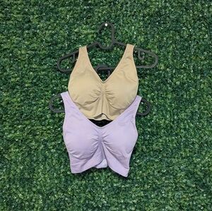 NEW Rhonda Shear 2 PACK Bras, SMALL